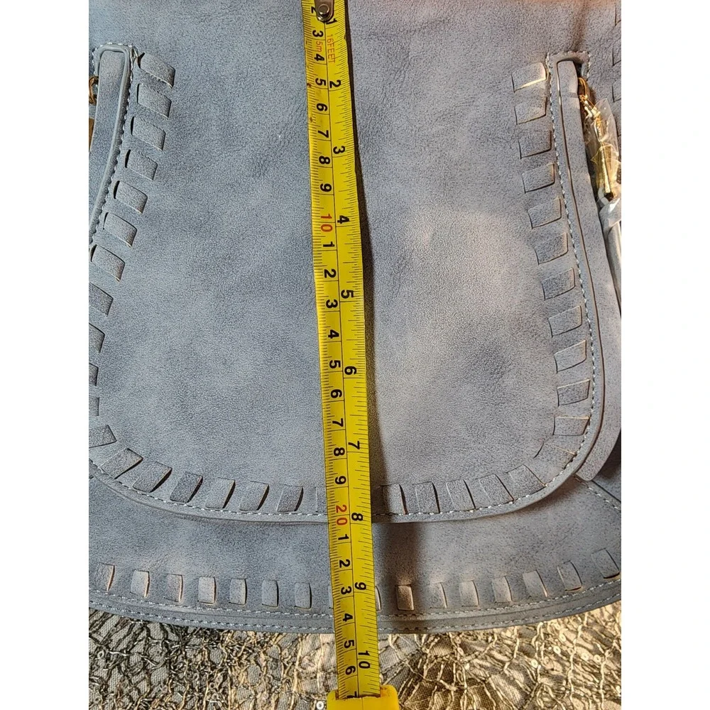 Glity Girl Purse Baby Blue Western‎